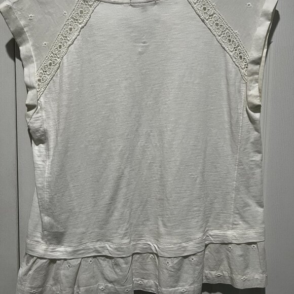 Ladies Democracy White Top, size small - Picture 4 of 8